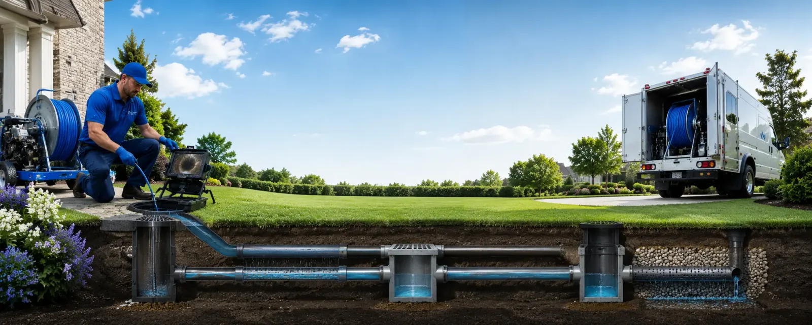 Outdoor drain cleaning information for Nescopeck, PA